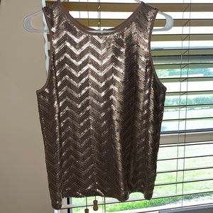 Bebe sequin top